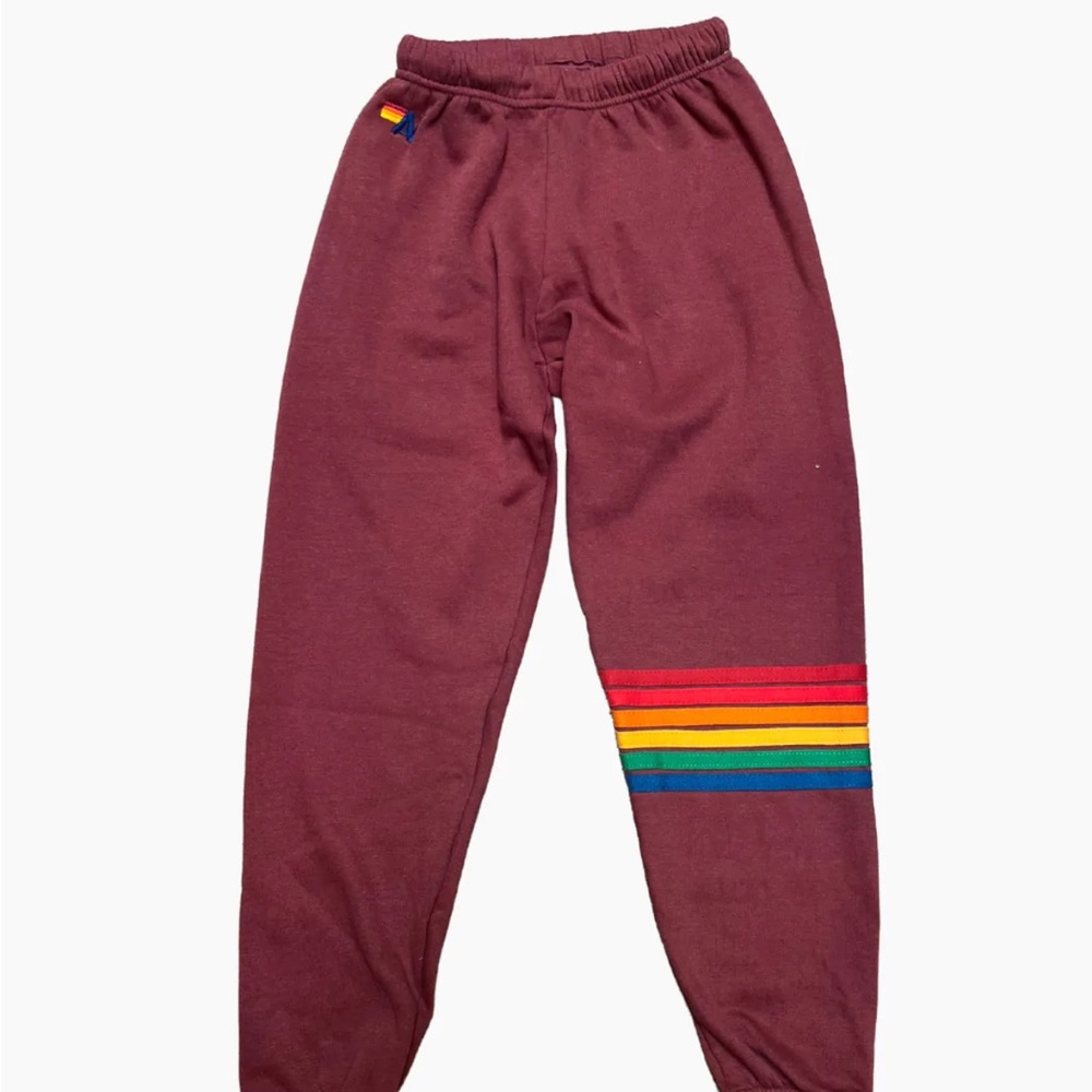 Burgundy Maroon Aviator Nation Sweats XL
